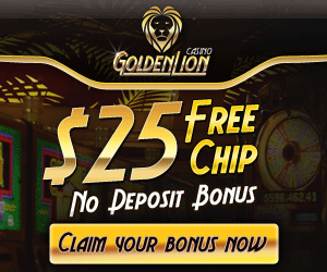 golden lion casino free bonus
